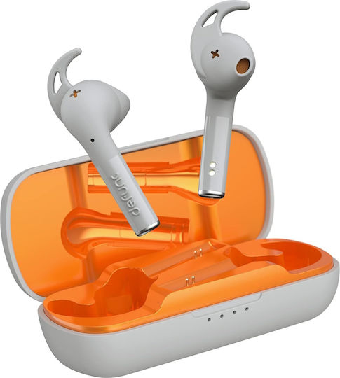 Defunc True Sport In-ear Bluetooth Handsfree Earphones with Sweat Resistance and Charging Case Silver