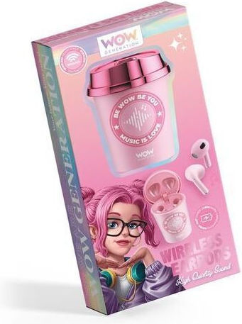 WOW Generation Cup-Shaped In-ear Bluetooth Handsfree Earphones with Charging Case Turquoise view 2