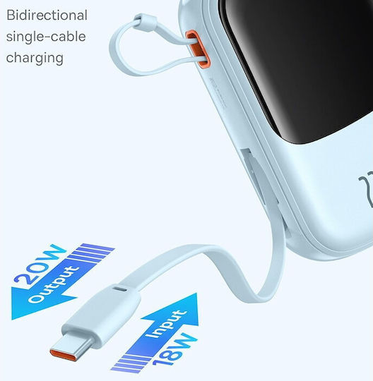 Baseus Qpow 2 Power Bank 20000mAh 22.5W Blue view 5