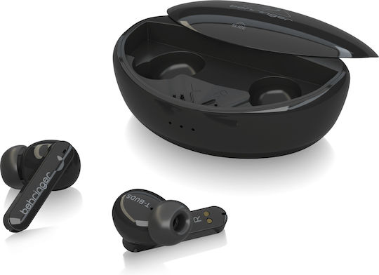Behringer T-Buds Bluetooth Handsfree Earphones with Charging Case Black view 1