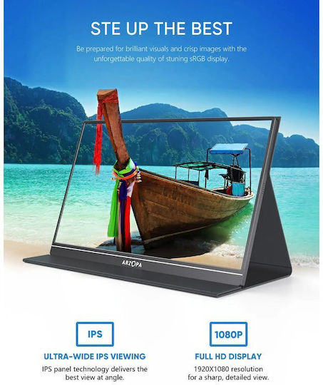 Arzopa S1 TABLE IPS HDR Portable Monitor 15.6" FHD 1920x1080 view 7