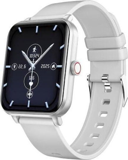 MyPhone Classic 2 Smartwatch with Heart Rate Monitor (Silver) view 1