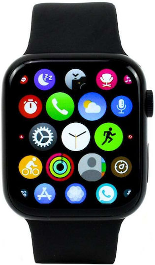 Andowl Watch8 44mm with Heart Rate Monitor (Black) view 4