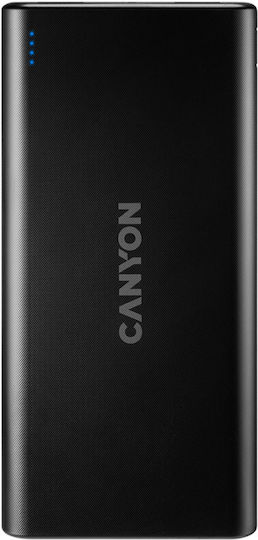 Canyon PB-106 Power Bank 10000mAh with 2 USB-A Ports Black