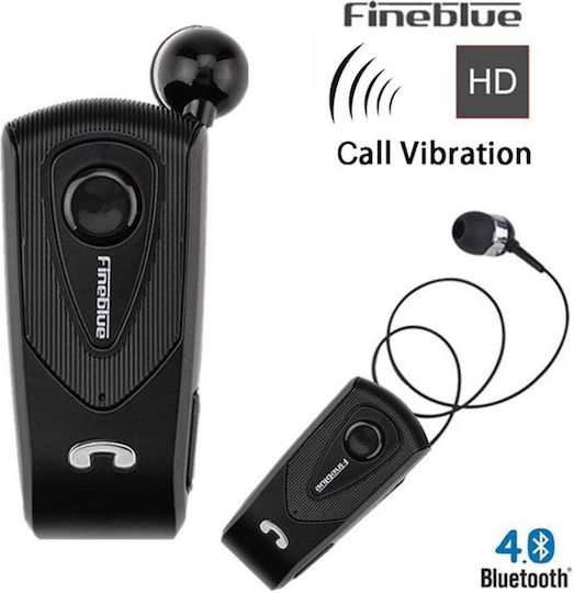 Fineblue F900 In-ear Bluetooth Handsfree Earphone Lapel Black vista 3