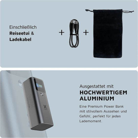 Xtorm Nova Ultra Power Bank 27600mAh 140W with USB-A Port and 2 USB-C Ports Power Delivery / Quick Charge 3.0 Gray view 8