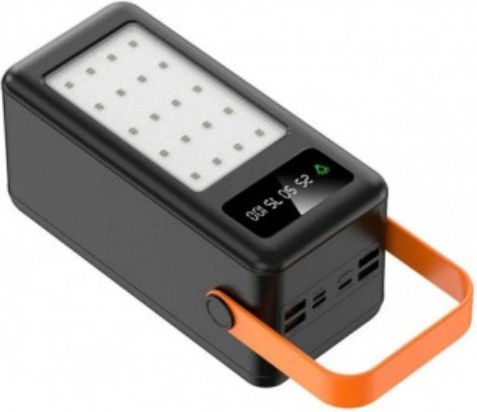 TR-958 Solar Power Bank 40000mAh 55W with 4 USB-A Ports Black view 3