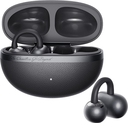 QCY Crossky C50 Open Ear Bluetooth Handsfree Earphones with Sweat Resistance and Charging Case Gray view 2
