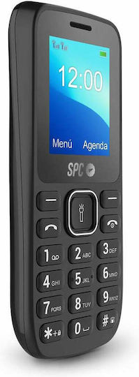 SPC Talk Dual SIM Mobile with Buttons Black view 4
