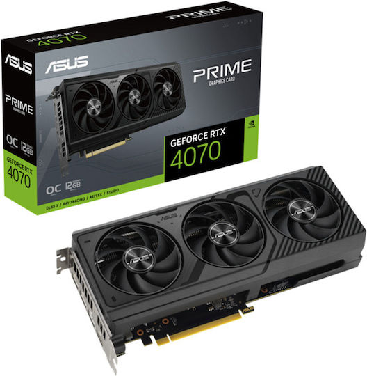 Asus GeForce RTX 4070 12GB GDDR6X Graphics Card view 1