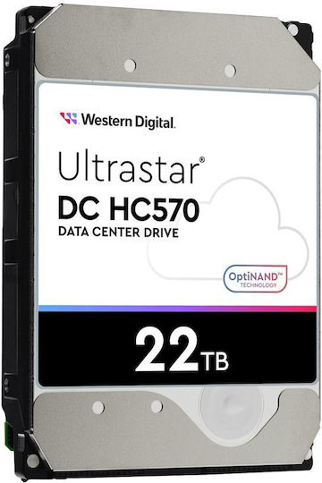 Western Digital Ultrastar DC HC570 22TB HDD Hard Drive 3.5" SATA III 7200rpm with 512MB Cache for Server 0F48155 vue 5