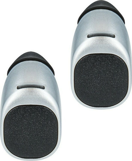 Forever TWE-200 In-ear Bluetooth Handsfree Earphones with Sweat Resistance and Charging Case Silver vue 2