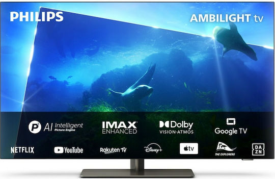 Philips Smart Television 55" 4K UHD OLED 55OLED818/12 Ambilight HDR (2023) view 1