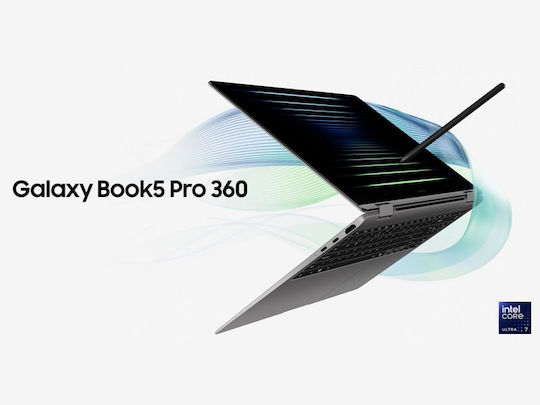 Samsung Book5 Pro 360 Copilot+ 16" OLED Touchscreen (Ultra 7-256V/16GB/1TB SSD/W11 Home) Gray (US Keyboard) vista 2