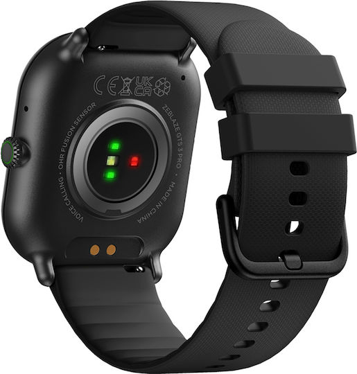 Zeblaze GTS 3 Pro Smartwatch with Heart Rate Monitor (Black) view 2