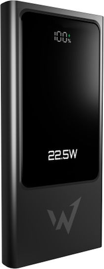 Wonder WX10D Ultra Thin Power Bank 10000mAh 22.5W with 3 USB-C Ports Black view 1