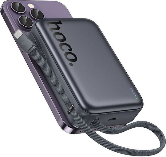Hoco Q44A MagSafe Power Bank 20000mAh 45W With USB-C Output Port Power Delivery Quick Charge 3.0 Black view 4
