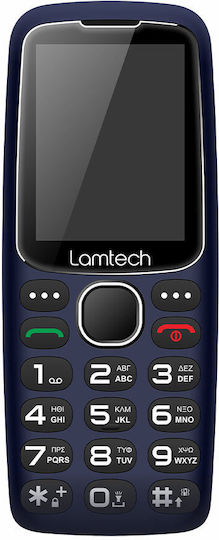 Lamtech Tiny L II Dual SIM Mobile with Large Buttons Blue view 2
