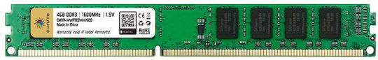 Cimuto DDR3 with Module 1x4GB and Speed 1600 for Desktop DCXFK4MBM view 2