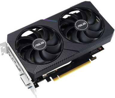 Asus GeForce RTX 3050 8GB GDDR6 Dual V2 OC Graphics Card view 4