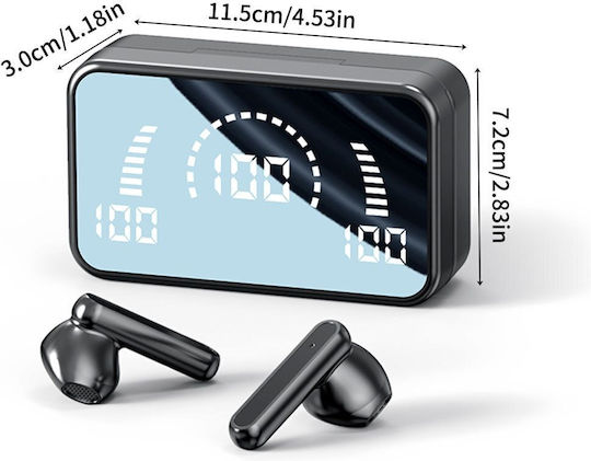S20 Earbud Bluetooth Handsfree Earphones with Sweat Resistance and Charging Case Black view 7