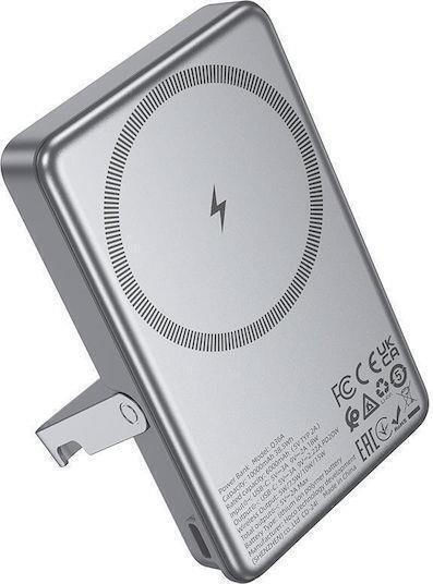Hoco Q36 MagSafe Power Bank 5000mAh 20W with USB-C Port Power Delivery / Quick Charge 3.0 Gray view 2
