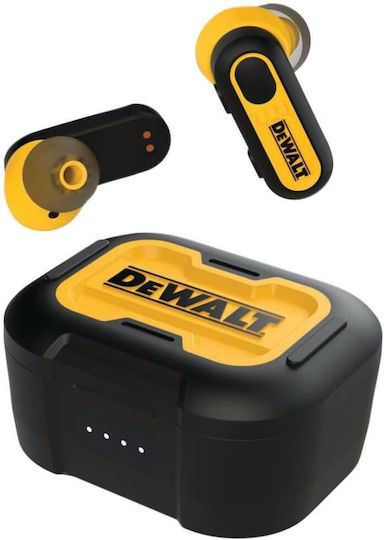 DEWALT PRO-X1 In-ear Bluetooth Handsfree Earphones with Sweat Resistance and Charging Case Black view 2