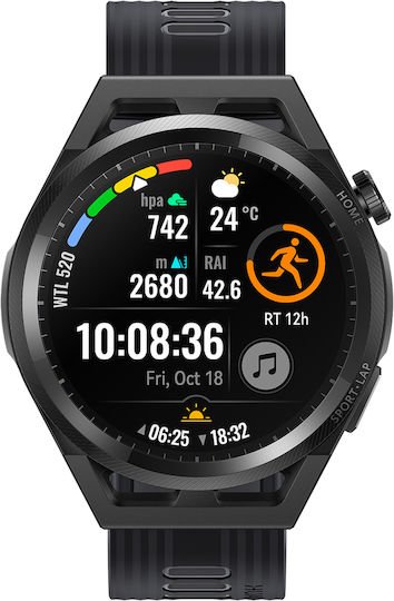 Huawei Watch GT Runner 46mm Waterproof with Heart Rate Monitor (Black)