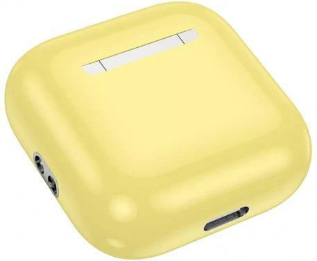 Hoco EW112 Kids Earbud Bluetooth Handsfree Earphones with Charging Case Yellow view 5