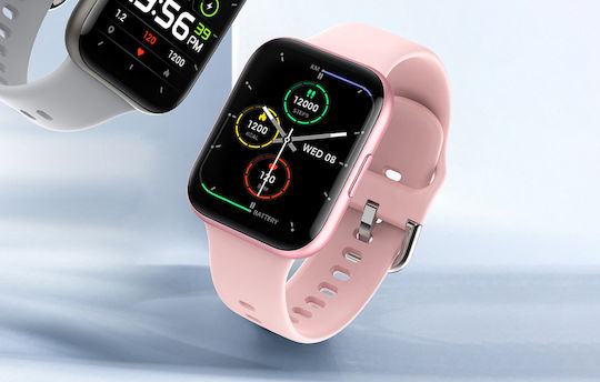 Colmi P8 SE Plus 43mm Smartwatch with Heart Rate Monitor (Pink) view 7
