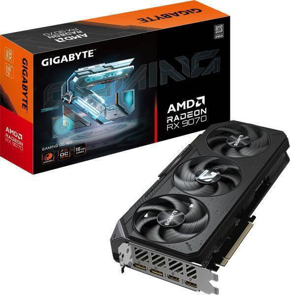 Gigabyte Radeon RX 9070 16GB GDDR6 Gaming Graphics Card GV-R9070GAMING-16GD view 1