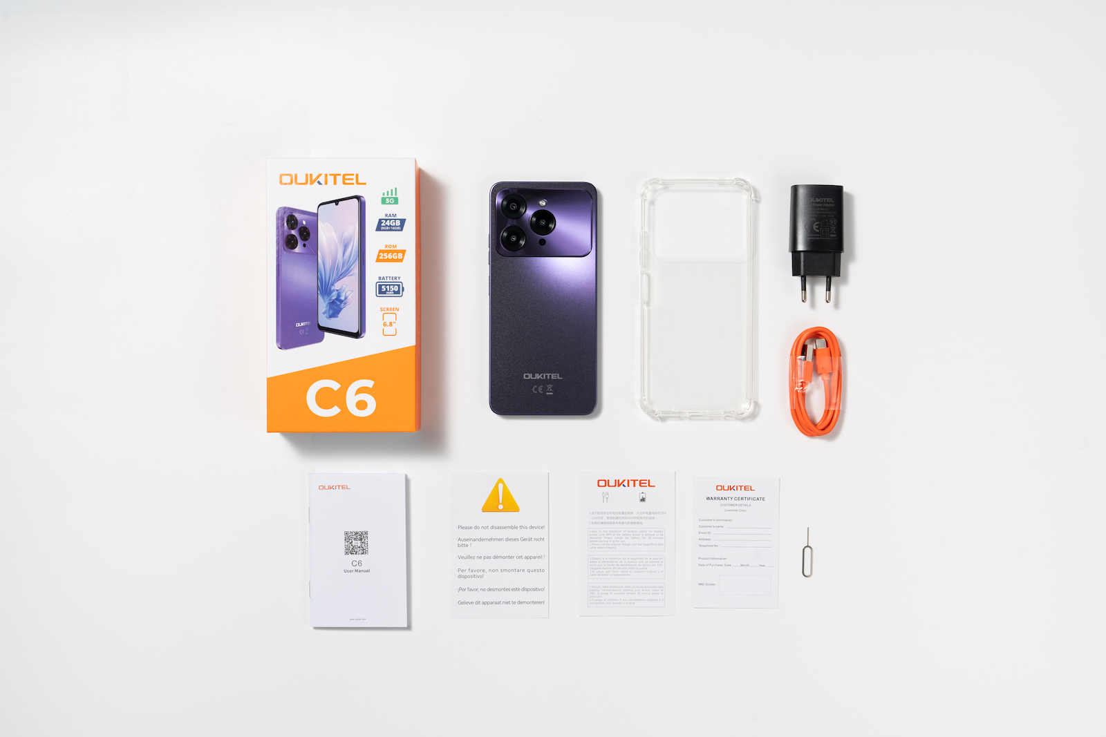 Oukitel C6 5G Dual SIM (8GB/256GB) Black view 7