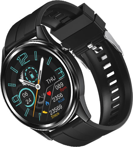 Kaku KSC-766 Smartwatch with Heart Rate Monitor (Black) view 2