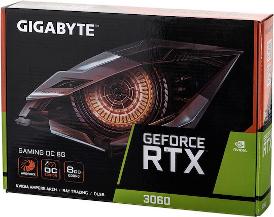 Gigabyte GeForce RTX 3060 rev. 2.0 8GB GDDR6 Gaming OC Graphics Card view 7