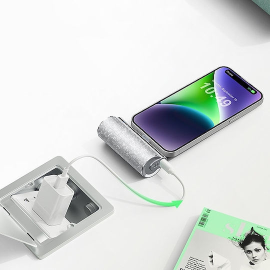 Veger W0573P Power Bank 5000mAh 20W Power Delivery Silver view 3