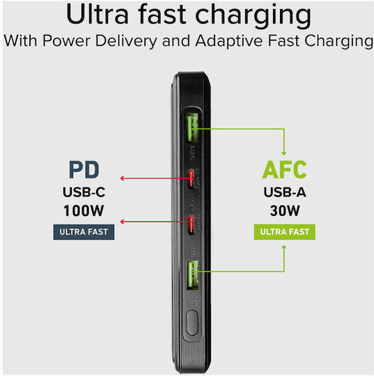 SBS Power Bank 20000mAh 100W Power Delivery view 3