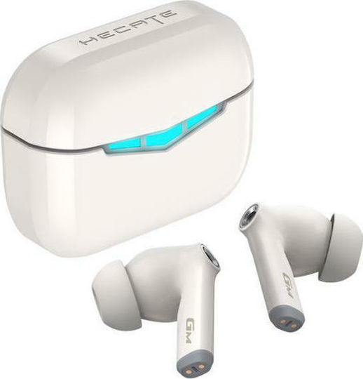 Edifier GM3 In-ear Bluetooth Handsfree Earphones with Sweat Resistance and Charging Case White view 2