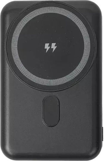 PWB-650 MagSafe Power Bank 5000mAh with USB-A Port and USB-C Port Black