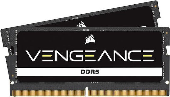 Corsair Vengeance DDR5 32GB RAM with 2x16GB Modules and Speed 5600 for Laptop CMSX32GX5M2A5600C48
