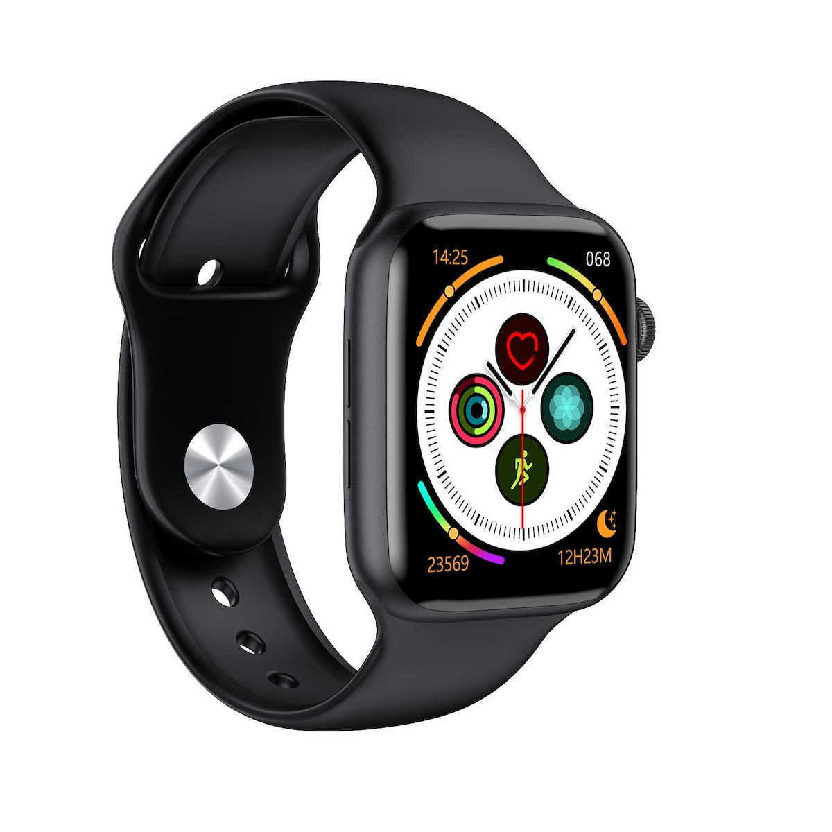 WearFiT Aluminium Smartwatch with Heart Rate Monitor (Black) vista 5