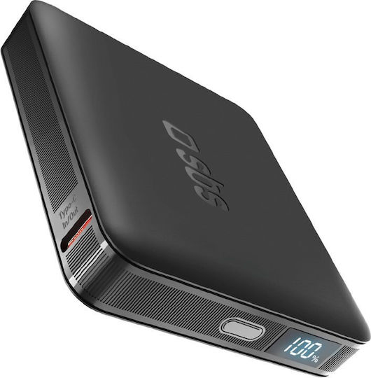 SBS High Density Power Bank 5000mAh 10W with USB-C Port Black view 1