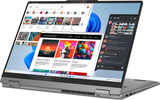 Lenovo IdeaPad 5 2-in-1 16IRU9 16" IPS FHD+ Touchscreen (Core 7-150U/16GB/512GB SSD/W11 Home) Luna Grey (GR Keyboard) view 4