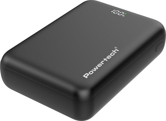 Powertech PT-1503 Power Bank 20000mAh 22.5W with USB-A Port and 2 USB-C Ports Power Delivery / Quick Charge 4.0 Black view 3
