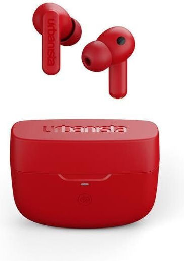 Urbanista Atlanta In-ear Bluetooth Handsfree Earphones with Sweat Resistance and Charging Case Scarlet Red view 2