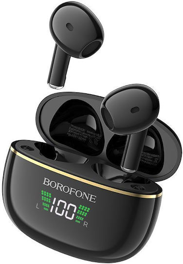 Borofone BW30 Cheerful Earbud Bluetooth Handsfree Earphones with Charging Case Black view 1