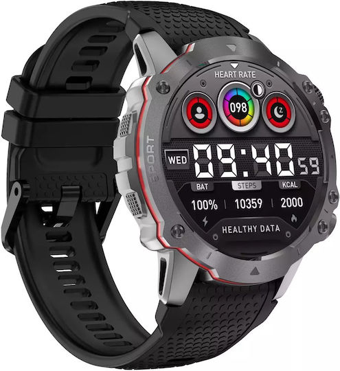 Kiano Watch Sport 49mm with SIM and Heart Rate Monitor (Black) view 7