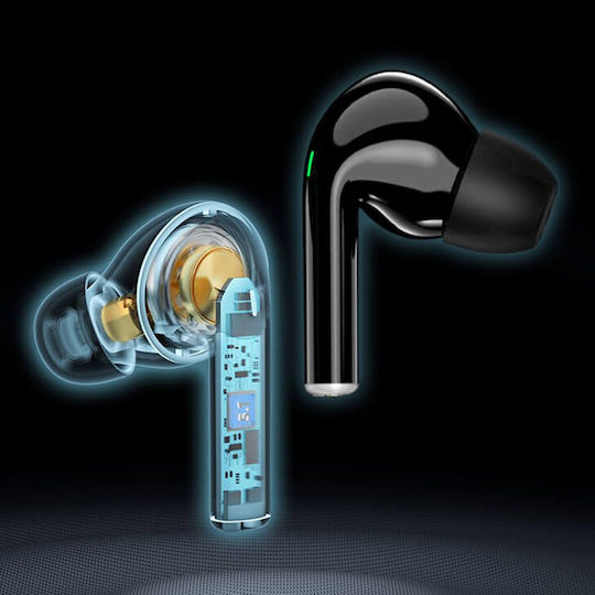 Awei T29 Pro In-ear Bluetooth Handsfree Earphones with Charging Case Ice Crack Blue view 2