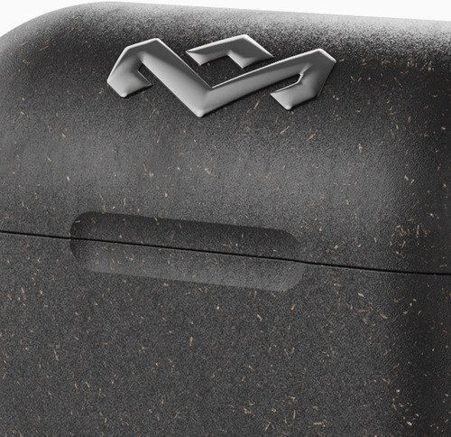 The House Of Marley Rebel In-ear Bluetooth Handsfree Earphones with Sweat Resistance and Charging Case Signature Black view 6