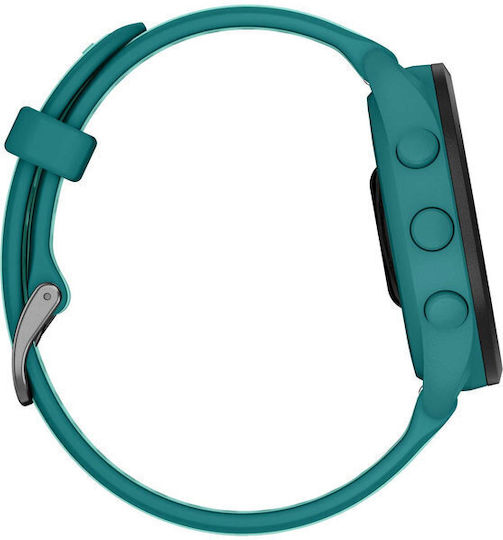 Garmin Forerunner 165 Music 43mm Waterproof Smartwatch with Heart Rate Monitor (Turquoise/Aqua) view 8
