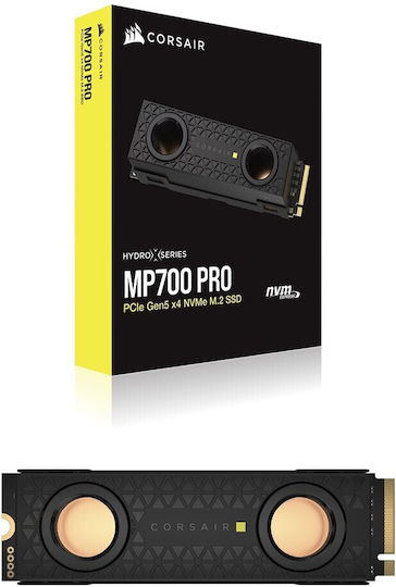 Corsair MP700 PRO Hydro X SSD 2TB M.2 Type with PCI Express 5.0 Connection and Heatsink CSSD-F2000GBMP700PHX vue 4